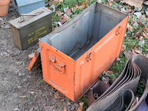 lot 531 image: Metal Ammo Storage Box