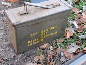 lot 532 image: Metal Ammo Storage Box