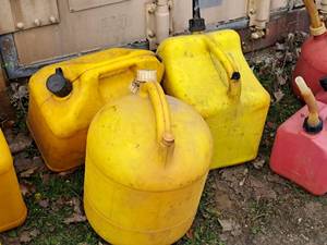 lot 593 image: Lot of (3) Diesel Fuel Cans