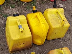 lot 594 image: Lot of (3) Diesel Fuel Cans