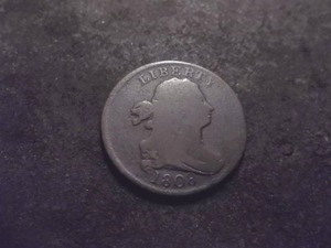 1808 Draped Bust Half Cent
