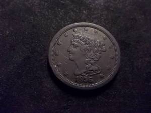 1856 Liberty Head Half Cent