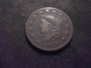 1827 Liberty Large Cent