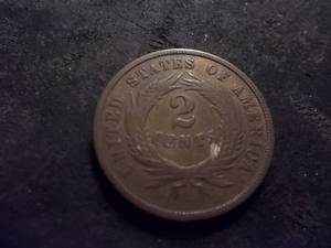 1868 Two Cent Bronze
