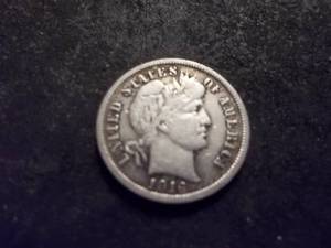1916 S Liberty Barber Dime