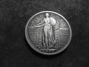 1917 Liberty Standing Quarter Type 1
