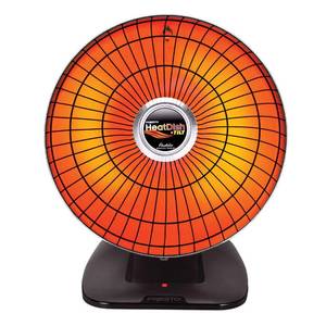 lot 8 image: Presto HeatDish Plus Tilt High-Efficiency Parabolic Electric Heater 075741079288 NEW