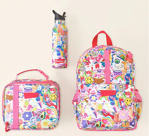 lot 38 image: Highlights Rainbow Unicorn Backpack Set 15-inch Unicorns & Rainbow Backpack Bundle NEW