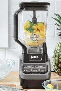 lot 39 image: Ninja BL610 Professional 72 Oz Countertop Blender with 1000-Watt Base and Total Crushing Technology for Smoothies, Ice and Frozen Fruit, Black, 9.5 in L x 7.5 in W x 17 in H 622356536820 NEW