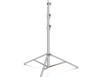 lot 40 image: 2 Pack NEEWER 260cm Stainless Steel Photography Light Stand NEW