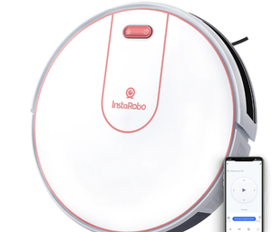 lot 45 image: InstarRobo P1 Gyro Robot Vacuum Cleaner NEW