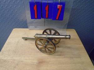 8 - 10 all brass cannon. As shown.