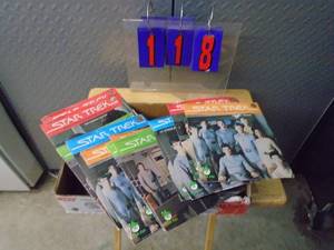 Flat of 10 - 12 audio records. As shown.