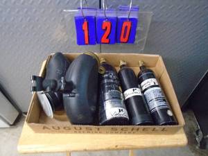 Flat of CO2 paint ball tanks. As shown.