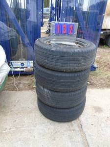 Qty of 4 22555-17 for trailer or spare tire. As shown.