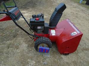 MTD 1233 snow blower with electric start. Used condition. Tested & works.  As shown.