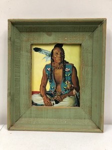 lot 31 image: 2 Vintage 1930s era Framed Native American Prints