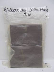 lot 166 image: (10) SA-80 or AR-15 British 30 Round Steel Magazines