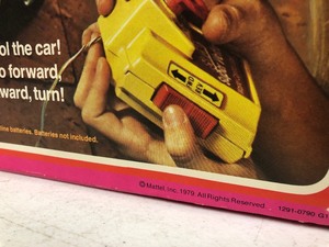 lot 193 image: Factory Sealed Vintage 1979 BARBIE Super Vette Remote Control Car