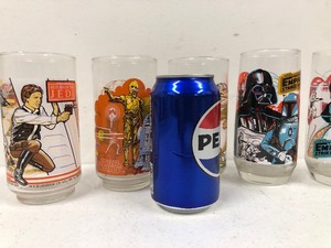 lot 198 image: Lot of 6 Orig Vintage STAR WARS Collector Glasses