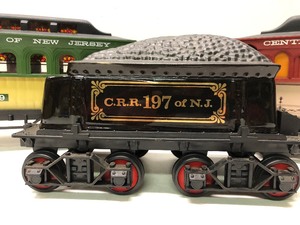 lot 201 image: Vintage JIM BEAM Whiskey Train Car Decanters
