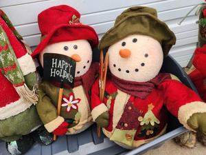 lot 84 image: Great Group of Quality Large Christmas Santa etc Decorations