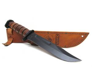 lot 151 image: New Unused KA-BAR U.S. Marine Corps Fighting Knife