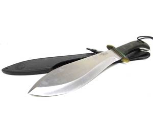 lot 155 image: Large Unused FOX Double Edged Fixed Blade Knife