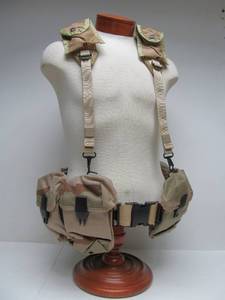 lot 107 image: Military Tactical Chest Rig wBelt & AmmoSupply Pouches