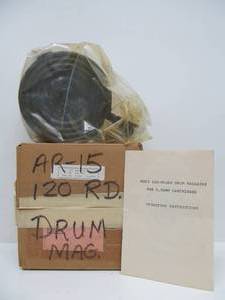 lot 124 image: Brand New AR-15 120 Drum Magazine