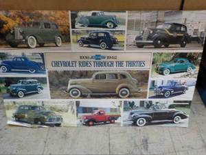 Chevrolet Rides Through The Thirties 1936-1942 Poster on Board