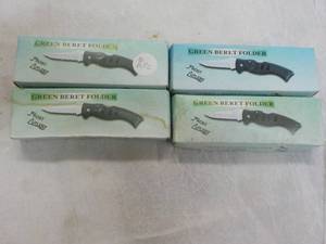4 Green Beret Folder Pocket Knives