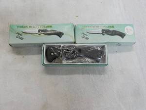 3 Green Beret Folder Pocket Knives