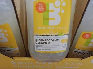 12 - 28 oz Spray Bottles Boulder Clean Disinfectant Cleaner