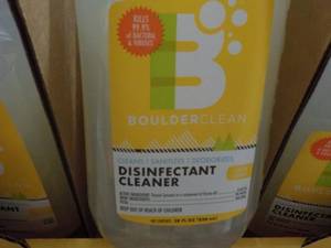 12 - 28 oz Spray Bottles Boulder Clean Disinfectant Cleaner