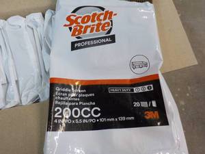 20 Scotch Brite Griddle Screen - 10 each