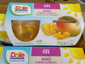 Dole - 12 - 4 Packs Mango in the Mango Gel