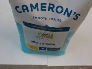 32 oz Bag Camerons Woods and Water Whole Bean Light Roast Coffee