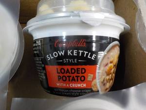 12 ct Campbells Slow Kettle Style Loaded Potato Soup with a Crunch best date 08152023