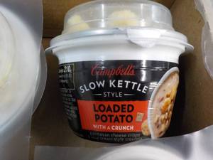 12 ct Campbells Slow Kettle Style Loaded Potato Soup with a Crunch best date 08152023