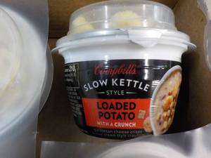 12 ct Campbells Slow Kettle Style Loaded Potato Soup with a Crunch best date 08152023