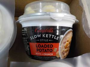 12 ct Campbells Slow Kettle Style Loaded Potato Soup with a Crunch best date 08152023