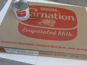 24 ct 5 oz Cans Nestles Carnation Evaporated Milk - best date 08312023