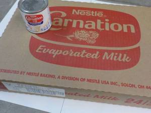 24 ct 5 oz Cans Nestles Carnation Evaporated Milk - best date 08312023
