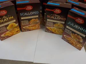 8 Boxes Betty Crocker Potatoes Meals - 2 each Julienne, Cheesy Scalloped, Scalloped, and Au Gratin best date 07262023