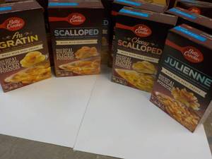 8 Boxes Betty Crocker Potatoes Meals - 2 each Julienne, Cheesy Scalloped, Scalloped, and Au Gratin best date 07262023