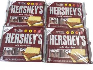 4 pkgs Hersheys Full Size Candy Bars- 6 each