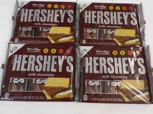 4 pkgs Hersheys Full Size Candy Bars- 6 each