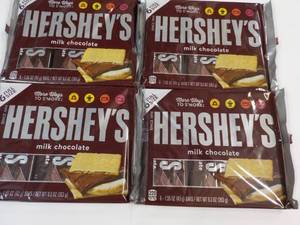 4 pkgs Hersheys Full Size Candy Bars- 6 each