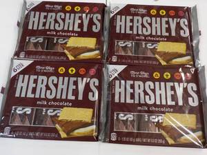4 pkgs Hersheys Full Size Candy Bars- 6 each
